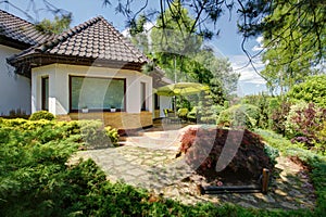 House with backyard garden
