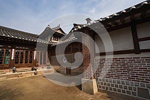 House of Baek Inje in Bukchon Hanok traditional Village in Seoul during winter afternoon at Jongno-gu , Seoul South Korea : 7