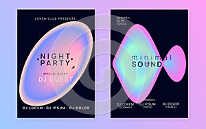 House Banner. Trance And Nightlife Layout. Graphic Background Fo