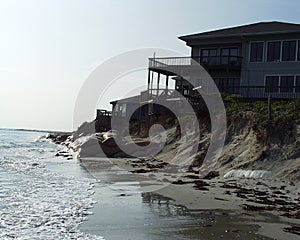 House on beach front