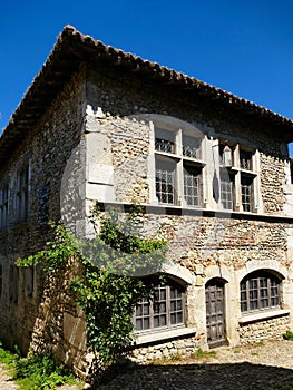 House that belonged to the former President of the French Republic Edouard Herriot in the medieval city of PÃÂ©rouges photo