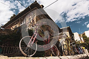The house of bikes in Cazorla. La casa de las bicicletas photo