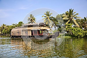 House boat in backwaters