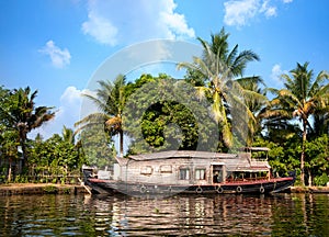 House boat in backwaters