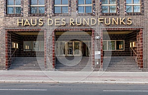 House of Broadcasting - Haus des Rundfunks, Berlin. Germany