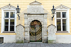The house of a brotherhood Black-headed in Tallinn is located on