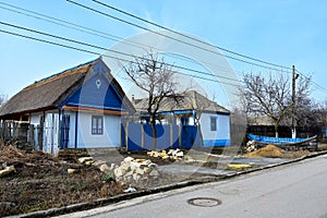 House building architecture in Jurilovca village photo