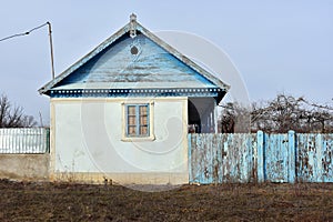 House building architecture in Jurilovca village photo