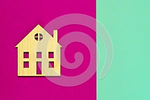 House . building, edifice, construction, fabric. The symbol of the home