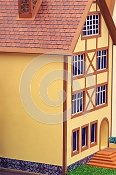 House . building, edifice, construction, fabric. The symbol of the home