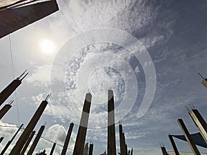 house building pillars