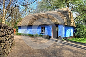 House in Bunratty Castle & Folk Park - Ireland.