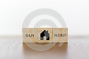 House with buy or rent option