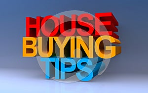 house buying tips on blue