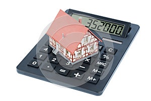 House on calculator