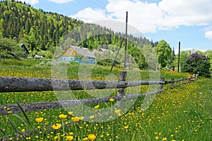 House in the Carpathians.