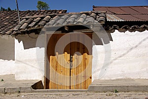 House in Chichicastenango, Guatemala photo