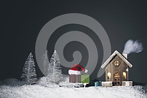 House and Christmas gifts