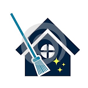 House clean logo cleaning, logo, house, service, clean, design