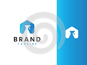 House cleaning service logo template