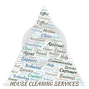 House Cleaning Services word cloud