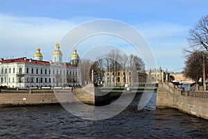 The House of the Clergy and the Krasnogvardeysky Bridge