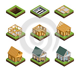 House Construction Icons Set
