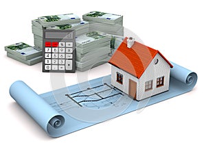 House Construction Plan Euro Notes Calculator