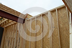 House construction wood joists