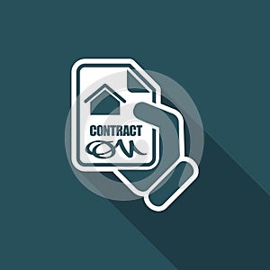 House contract icon