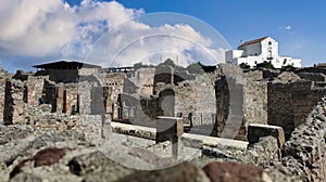 The House of Cornelius in Pompeii is a large, wealthy home from the Roman era