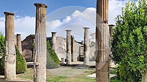 The House of Cornelius in Pompeii is a large, wealthy home from the Roman era