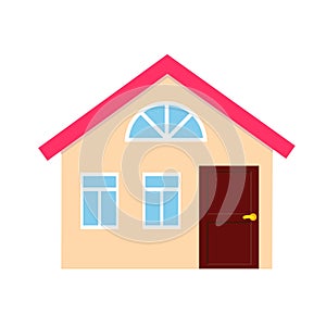 House, cottage, townhouse icon. simple vector clip art