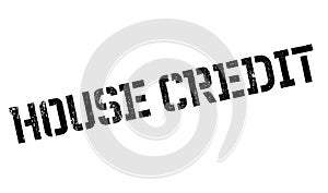 House Credit rubber stamp photo