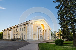 House of Culture in Sillamae. The architecture of Stalin era