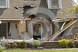 House Damaged by Tornado