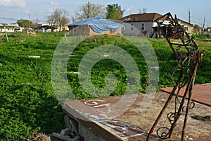 House Damanged in Hurricane Katrina