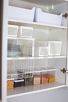 House decor ideas. Storage in the kitchen. Home organization.
