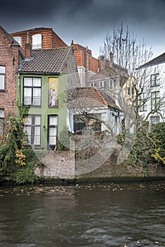 House decoration beside Groenerei canal