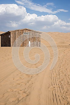 House in desert