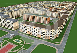 House design, developed area