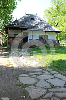 House in Dimitrie Gusti National Village Museum in Bucharest