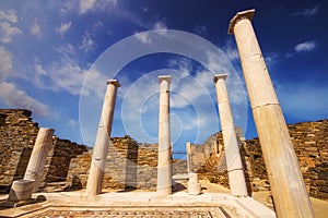 The House of Dionysus on Delos island photo