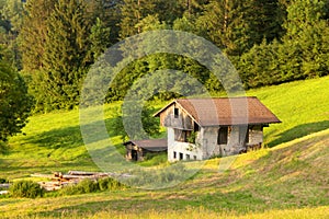 A house in the Dolomites, Riva del Garda, Italy