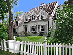 House with dormer windows