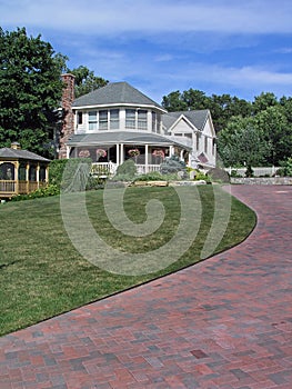 House and driveway