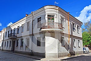 House of the end of the 18th century of the merchant Johan Philipp Yanish in Vyborg, Russia photo