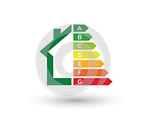 House and energy efficiency concept