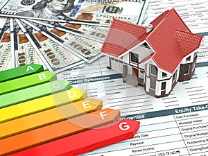 House energy efficiency concept.