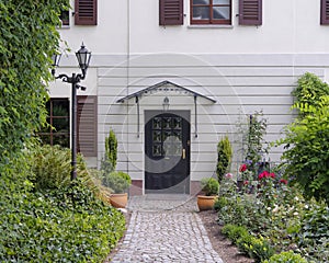 House entrance, Altenburg, Thuringia Germany